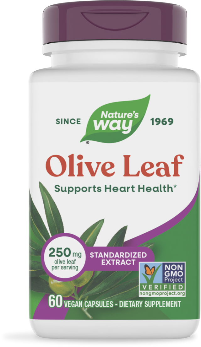 Nature's Way® | Olive Leaf Standardized Extract, 60 capsules