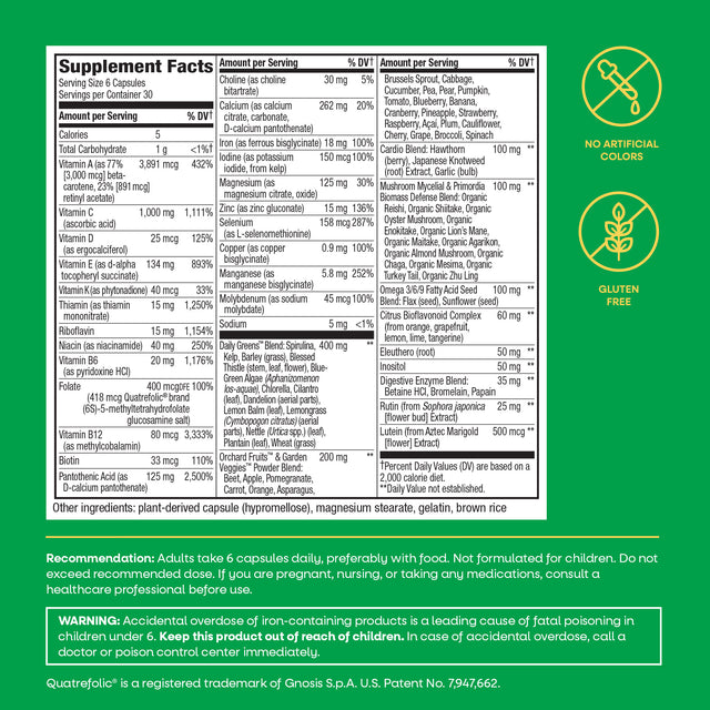 Nature's Way® | Alive! Max6 Max Potency Daily Multivitamin