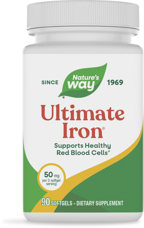 <{%PRIMARY_05229%}>Nature's Way® | Ultimate Iron, 90 softgels