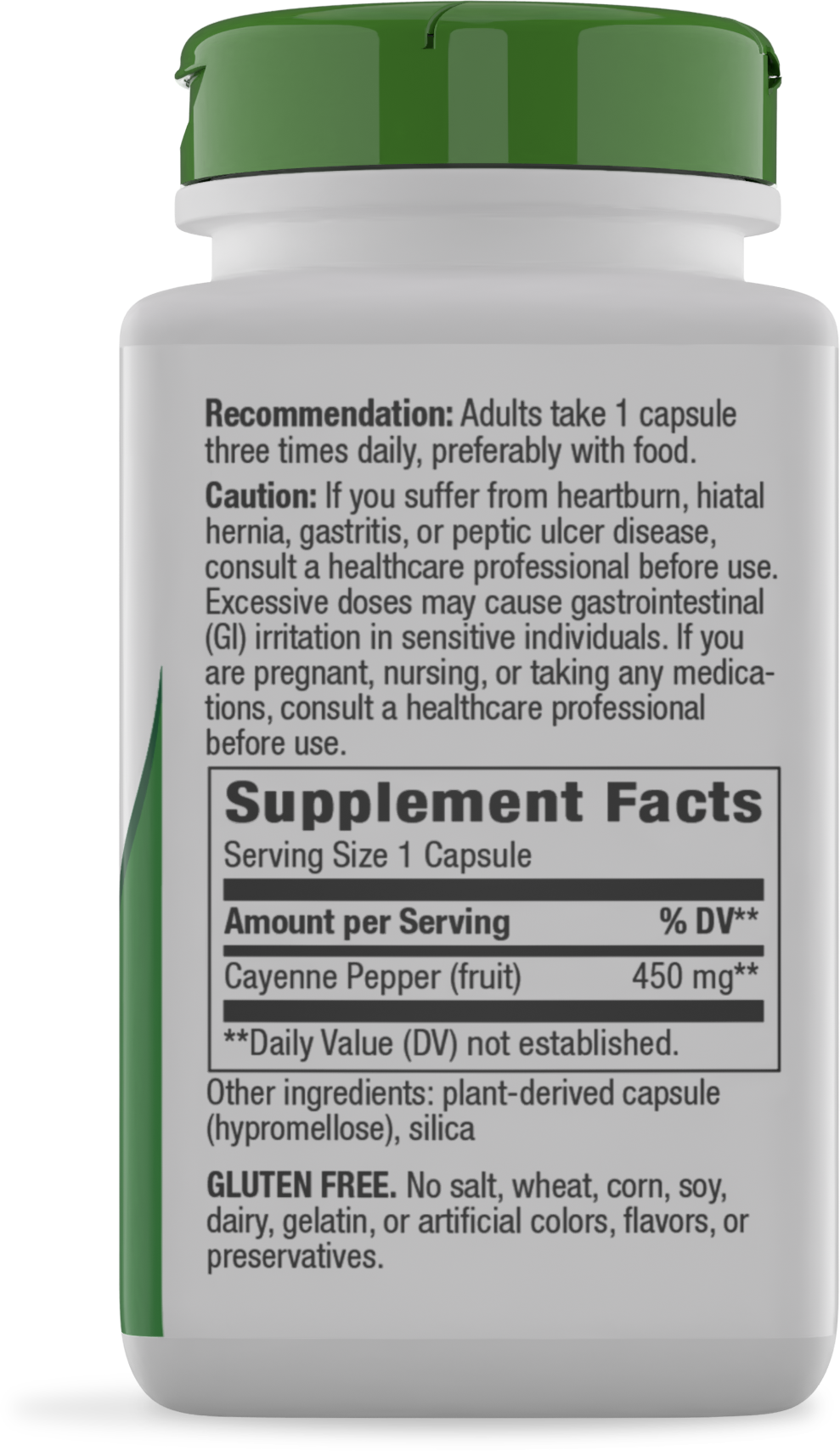 Nature's Way® | Cayenne Fruit - right side of pack