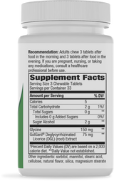 Nature's Way® | DGL Sugar Free - right side of pack