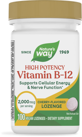 Nature's Way® | Vitamin B12 Lozenges High Potency, 100 lozenges, Cherry