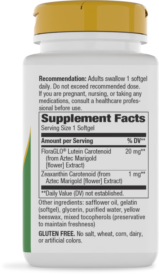 Nature's Way® | Lutein - right side of pack