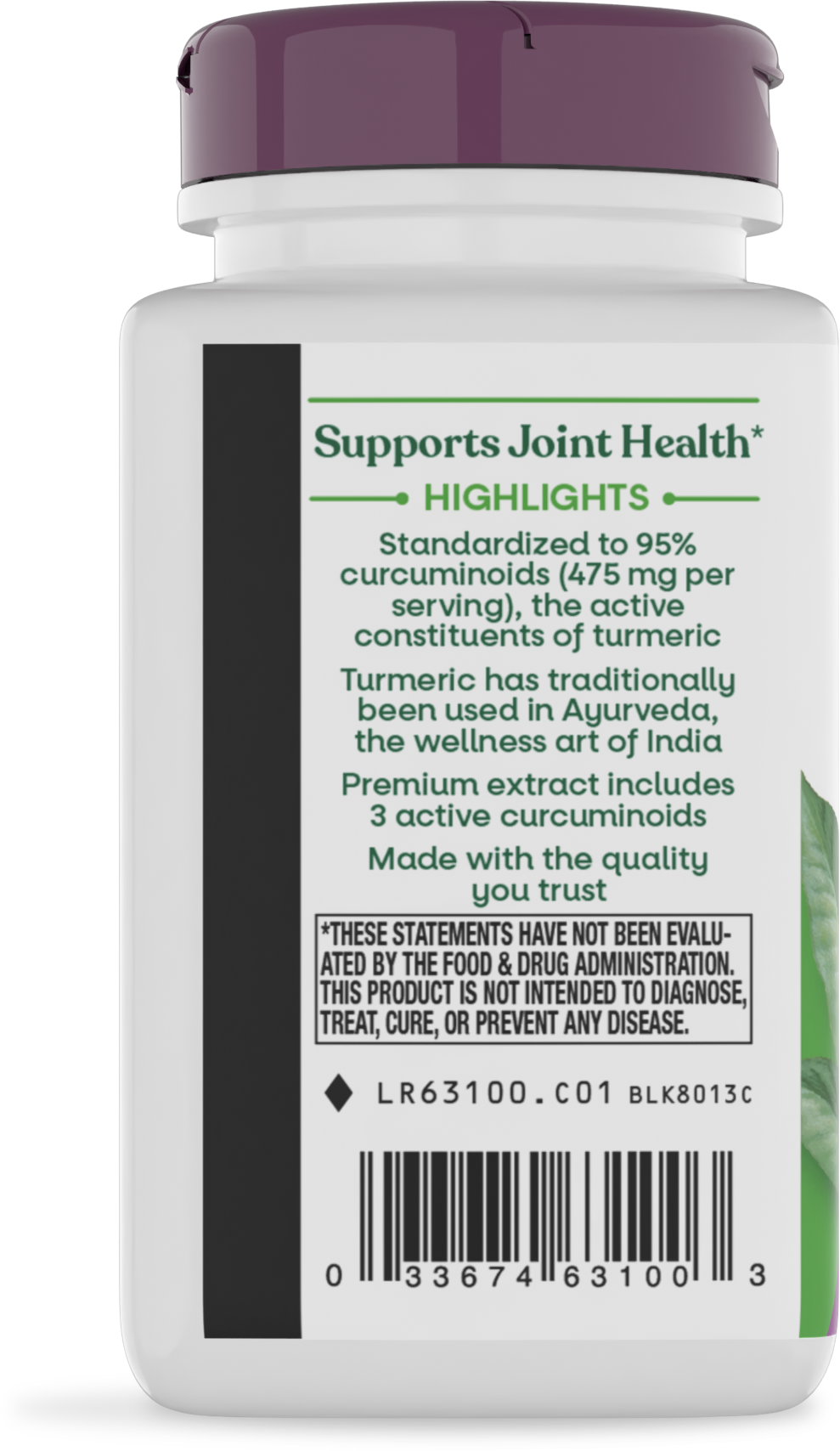 Nature's Way® | Turmeric - left side of pack