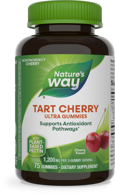 Nature's Way® | Tart Cherry Ultra Gummies, 75 gummies, Cherry
