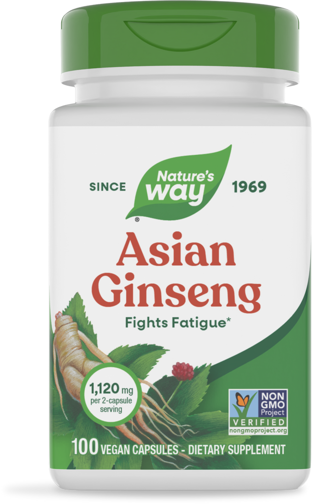 Nature's Way® | Asian Ginseng, 100 capsules
