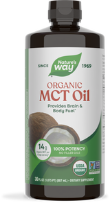 Nature's Way® | Organic MCT Oil, 30 fl oz (887 ml)