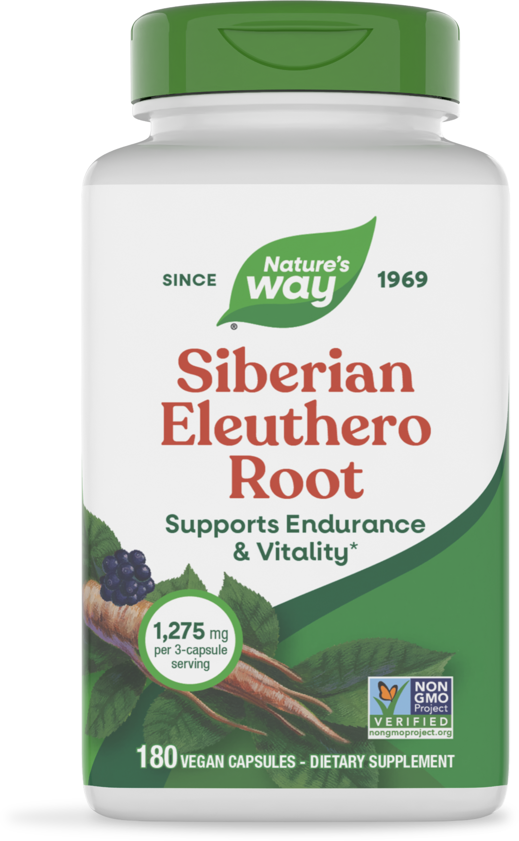 Nature's Way® | Siberian Eleuthero Root, 180 capsules