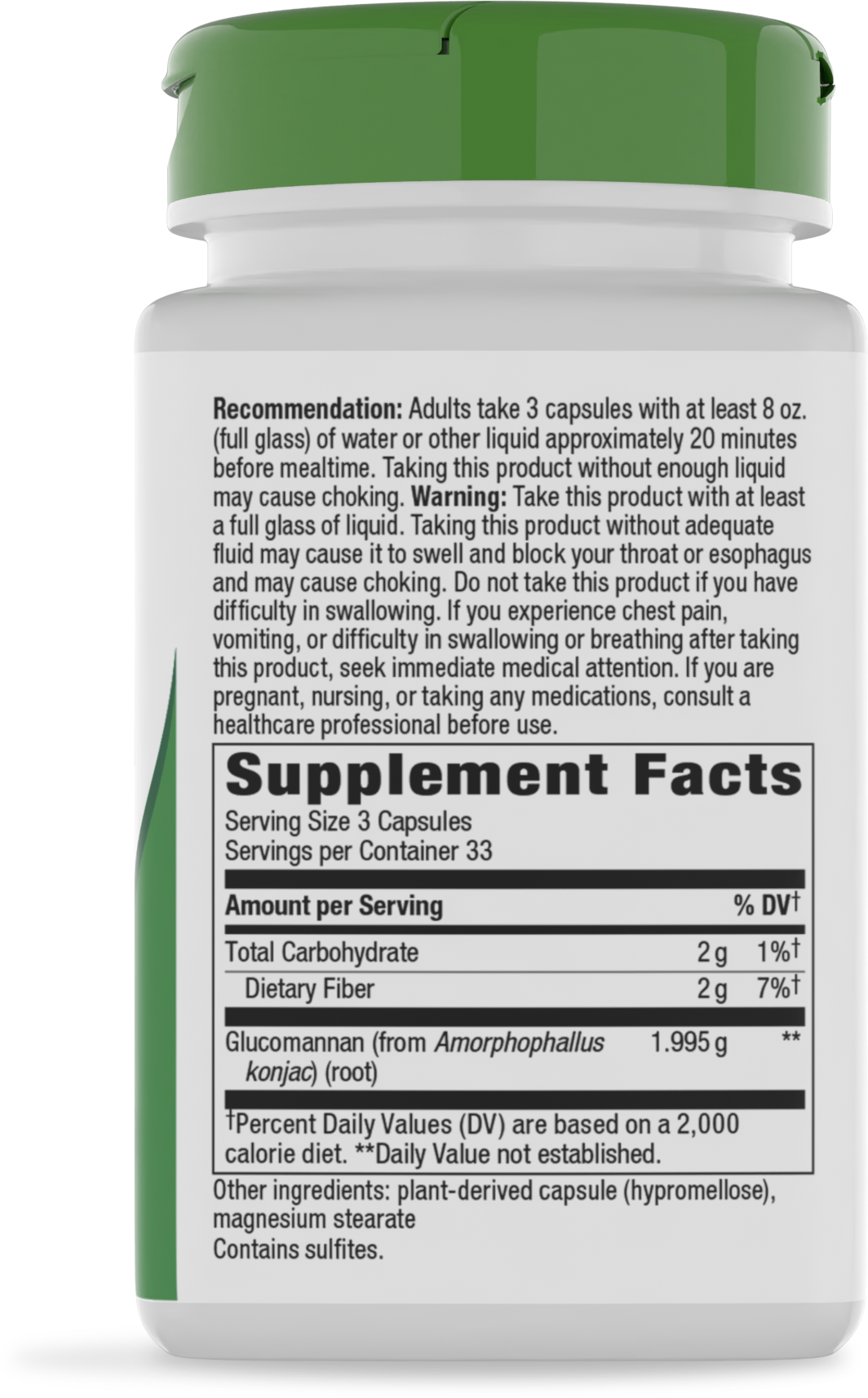 Nature's Way® | Glucomannan - right side of pack