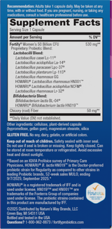 Nature's Way® | Fortify Women's Daily Pre+Probiotic - right side of pack