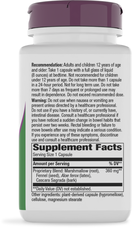 Nature's Way® | Aloe MAXLAX Premium Blend - right side of pack