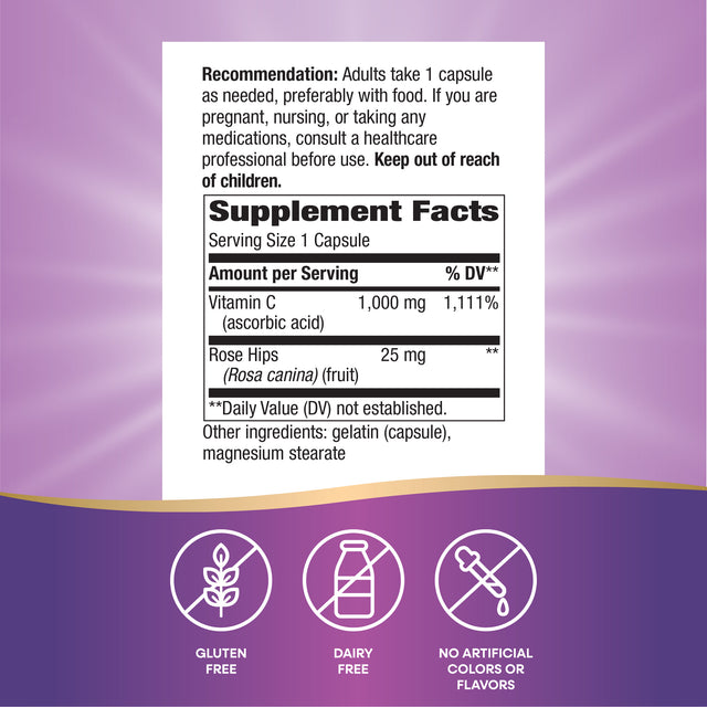 Nature's Way® | Vitamin C with Rose Hips Extra Strength