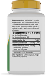 Nature's Way® | Vitamin C with Bioflavonoids - right side of pack