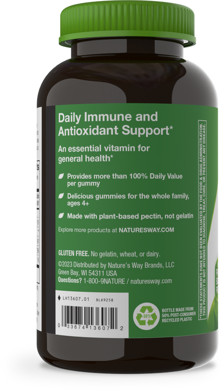 Nature's Way® | Vitamin C Gummies - left side of pack