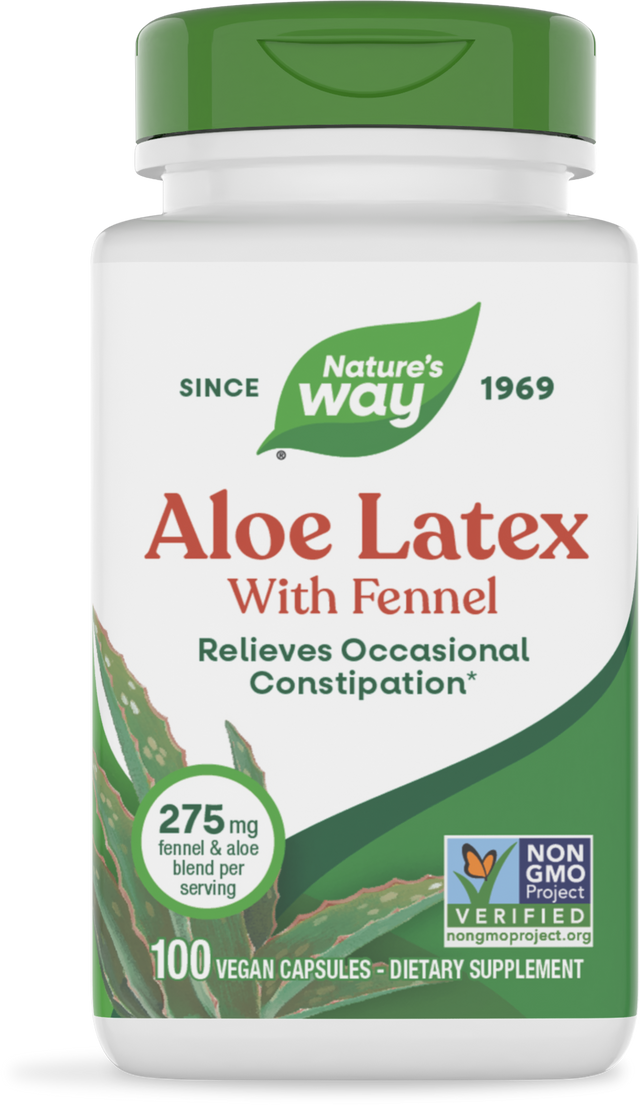 Nature's Way® | Aloe Latex With Fennel, 100 capsules