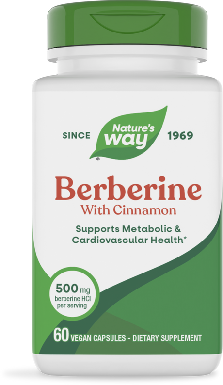 Nature's Way® | Berberine with Cinnamon, 60 capsules
