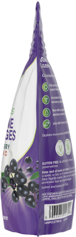 <{%360IMAGE3_12709%}>Nature's Way® | Sambucus Immune Lozenges - left side of pack