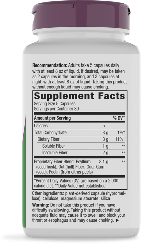 Nature's Way® | Fiber Fusion Daily - right side of pack