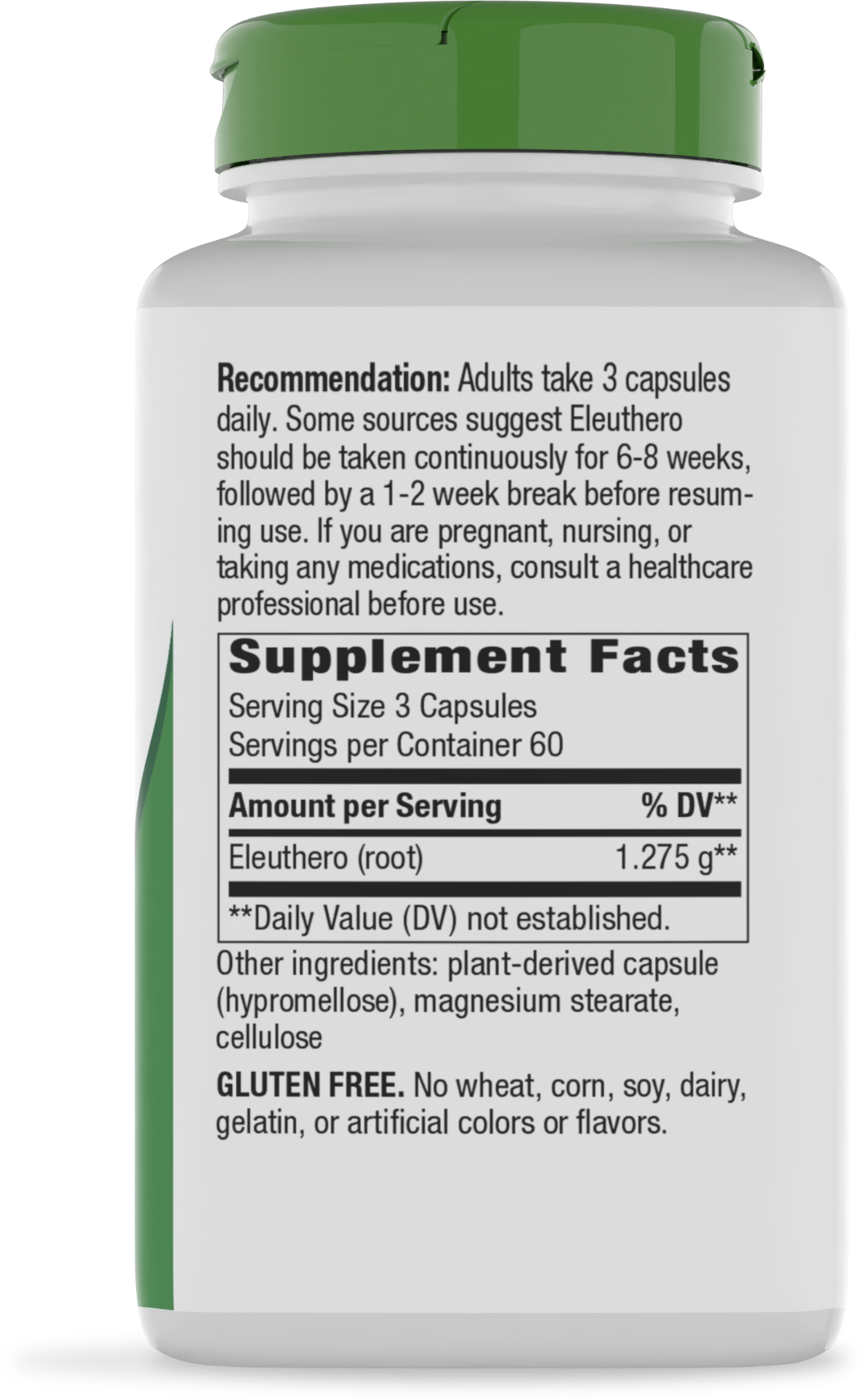 Nature's Way® | Siberian Eleuthero Root - right side of pack