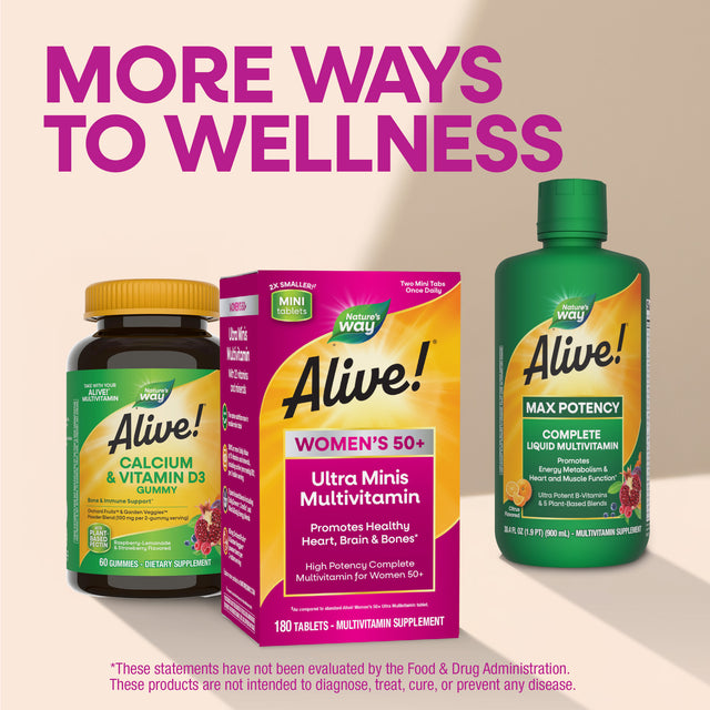 Nature's Way® | Alive! Women's 50+ Ultra Minis Multivitamin