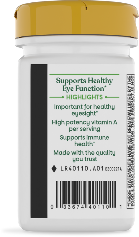 <{%360IMAGE2_40110%}>Nature's Way® | Vitamin A - left side of pack