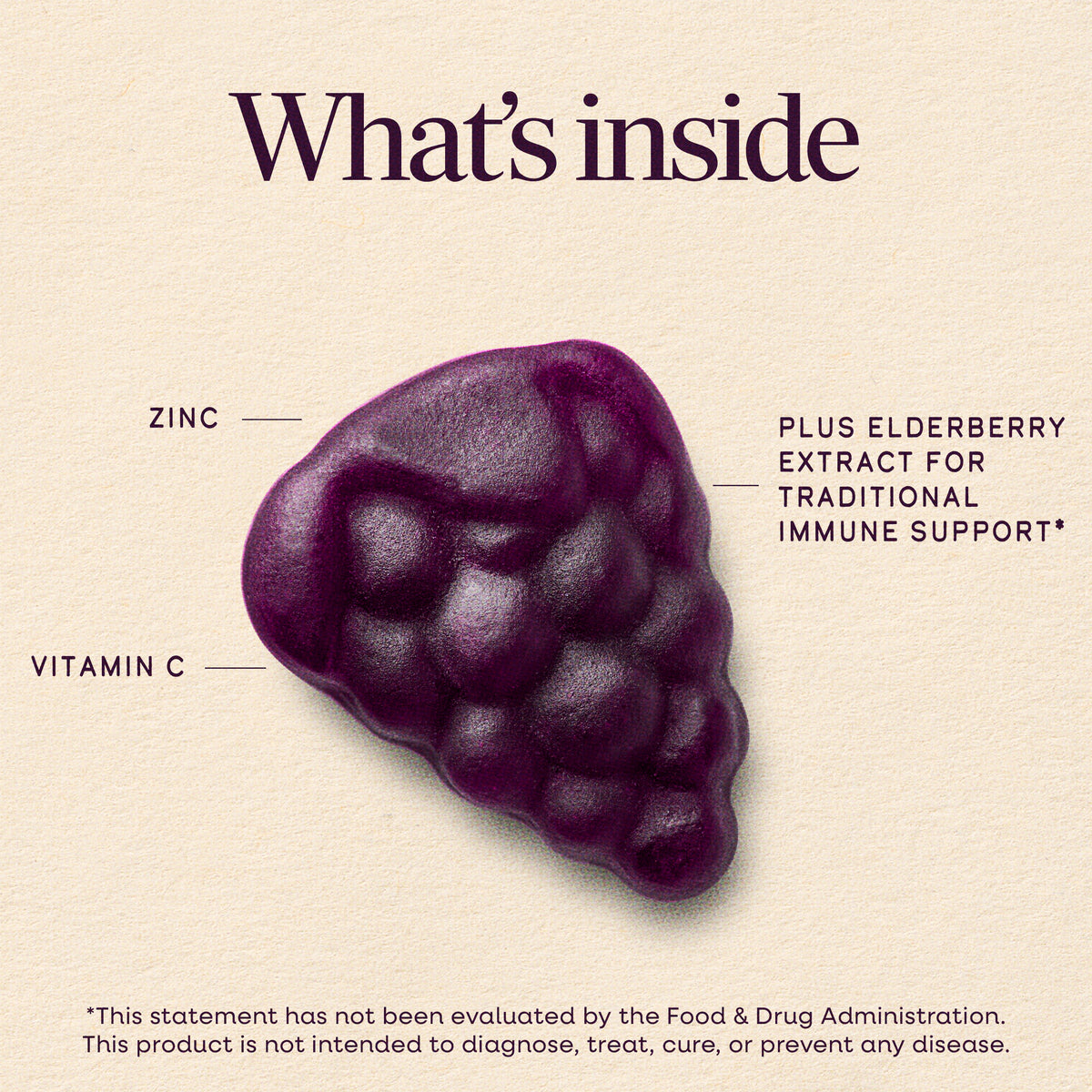 Nature's Way® | Sambucus Kids Cough Relief +♢ Immune* Elderberry Gummies