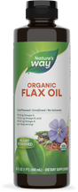 Nature's Way® | Organic Flax Oil, 16 fl oz (480 ml)