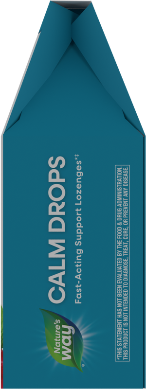 <{%360IMAGE7_14970%}>Nature's Way® | Calm Drops Lozenges - left side of pack