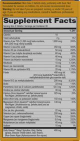 Nature's Way® | Alive! Max3 Potency Men's Complete Multivitamin Tablets - right side of pack