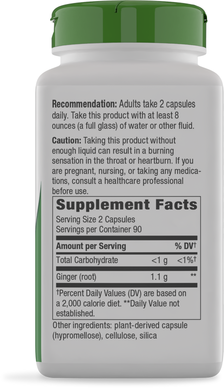 <{%360IMAGE1_13108%}>Nature's Way® | Ginger Root - right side of pack