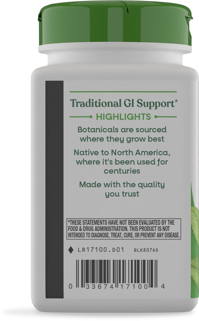 Nature's Way® | Slippery Elm Bark - left side of pack