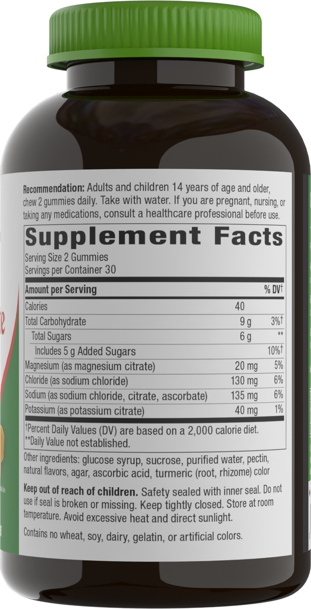 Nature's Way® | Electrolyte Gummy - right side of pack