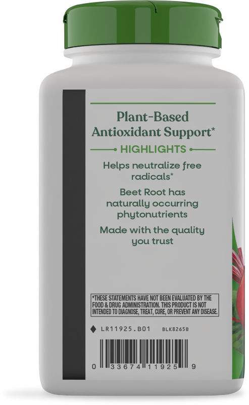 <{%360IMAGE6_11925%}>Nature's Way® | Beet Root - left side of pack