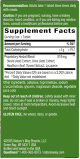 Nature's Way® | BP Manager - right side of pack