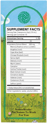 Nature's Way® | NatureWorks Swedish Bitters - back of pack
