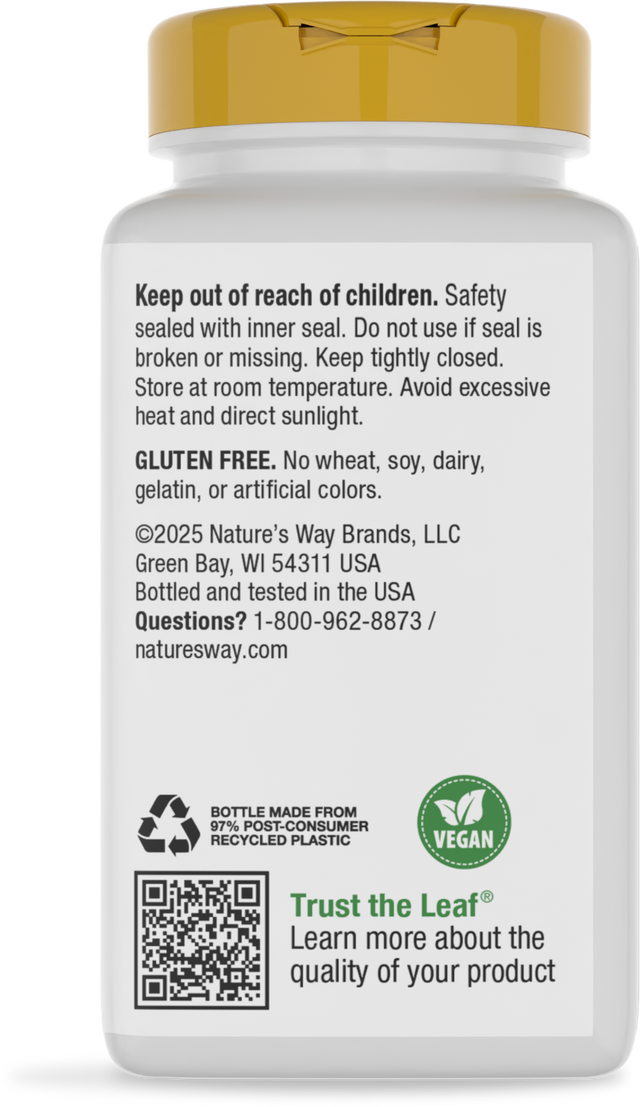 Nature's Way® | Krebs Magnesium Potassium Complex - back of pack