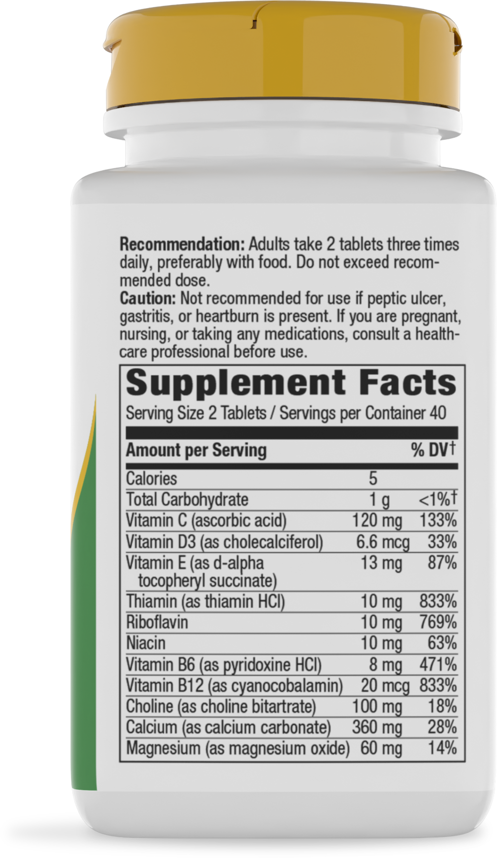Nature's Way® | Myo-Tone - right side of pack