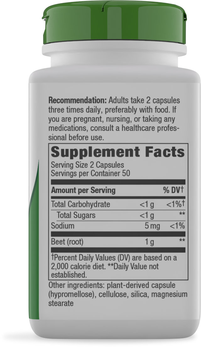Nature's Way® | Beet Root - right side of pack