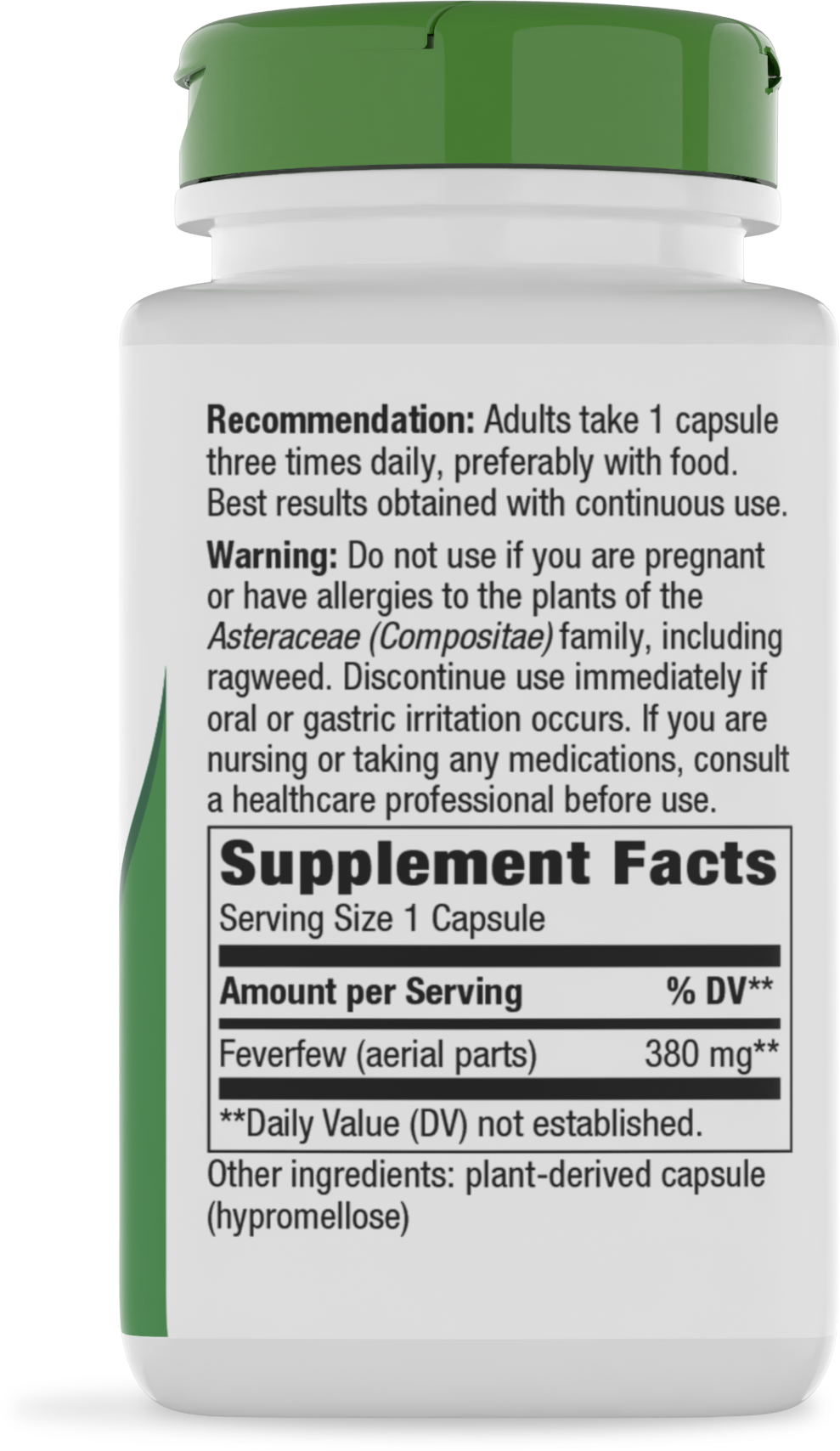 Nature's Way® | Feverfew Herb - right side of pack