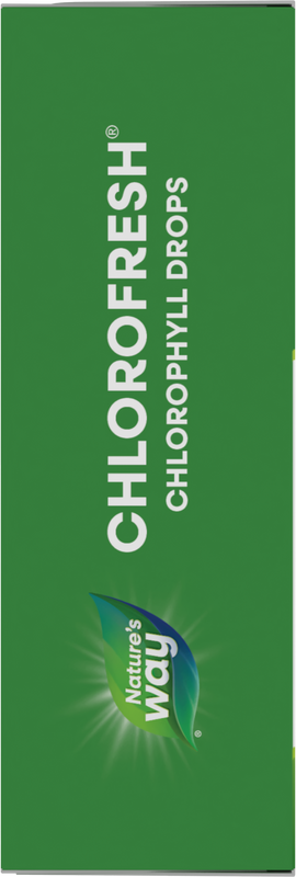 <{%360IMAGE3_10008%}>Nature's Way® | Chlorofresh Chlorophyll Drops - left side of pack