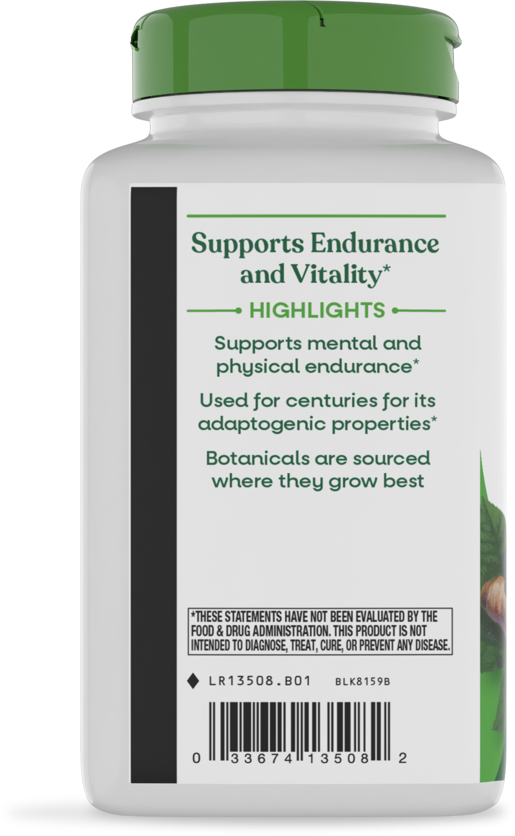 Nature's Way® | Siberian Eleuthero Root - left side of pack