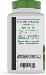 Nature's Way® | Siberian Eleuthero Root - left side of pack
