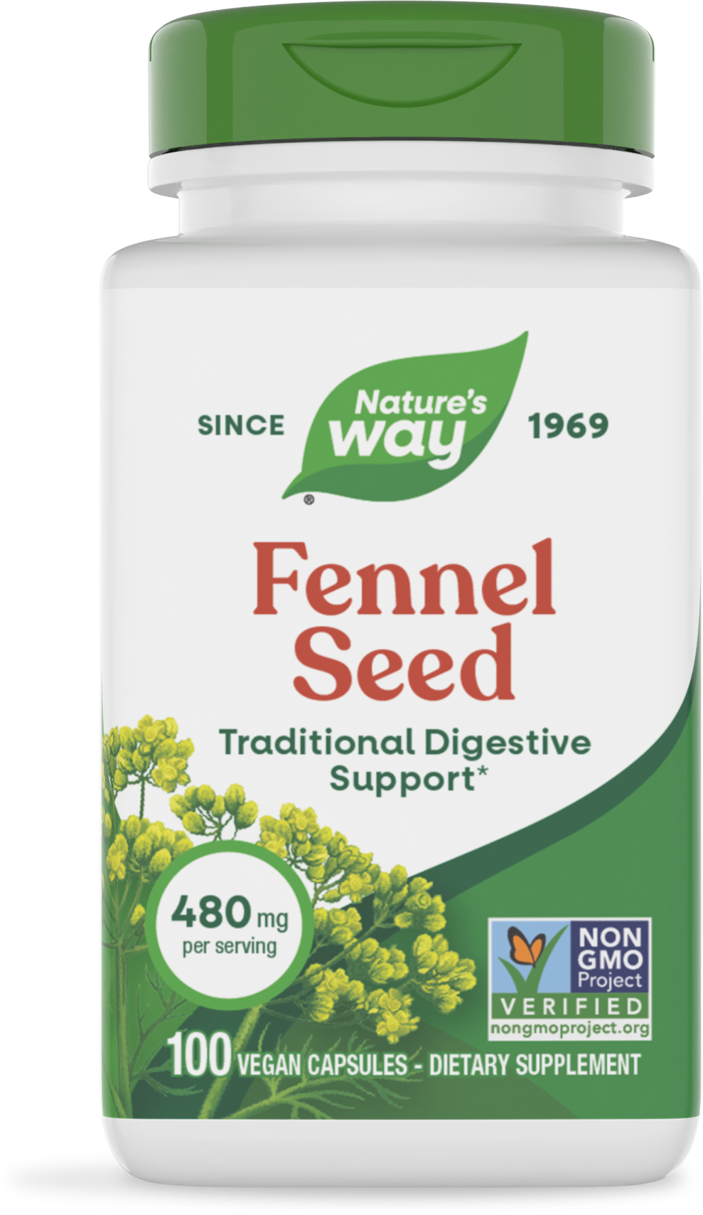 Nature's Way® | Fennel Seed, 100 capsules