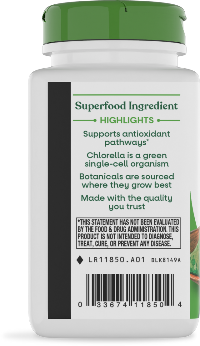 Nature's Way® | Chlorella - left side of pack