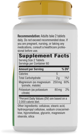 Nature's Way® | Krebs Magnesium Potassium Complex - right side of pack