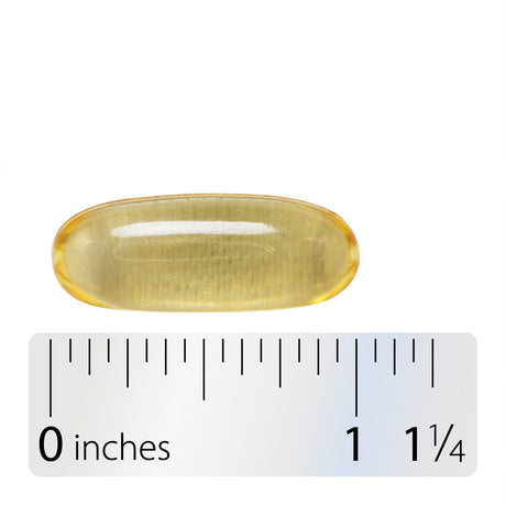 Nature's Way® | Heartburn Free! Orange Peel Extract - Softgel and ruler