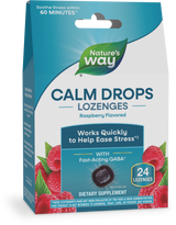 Nature's Way® | Calm Drops Lozenges, 24 lozenges, Raspberry