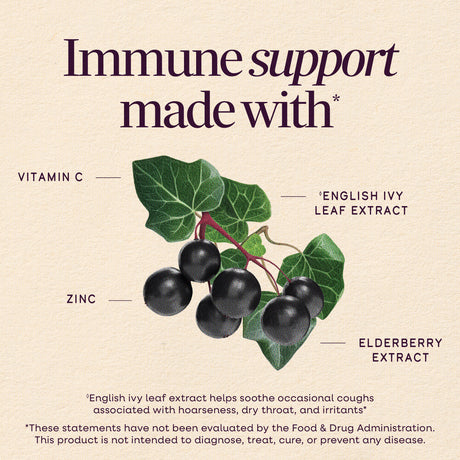 Nature's Way® | Sambucus Cough◊ + Throat* Elderberry Lozenge