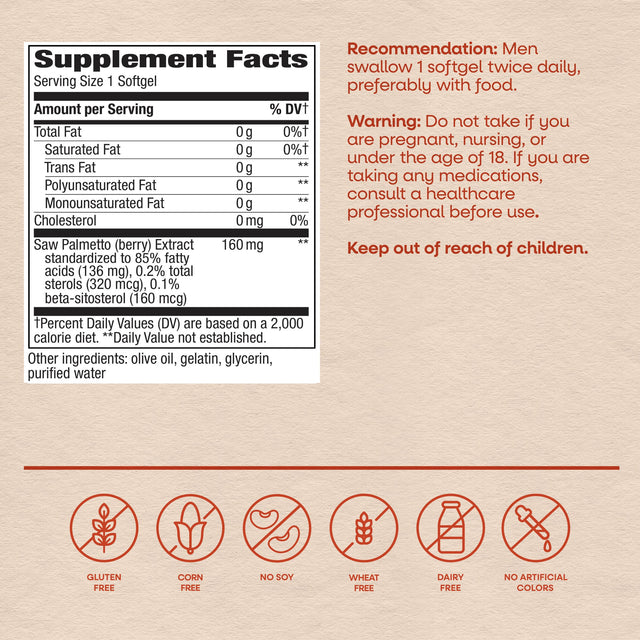 Nature's Way® | Saw Palmetto