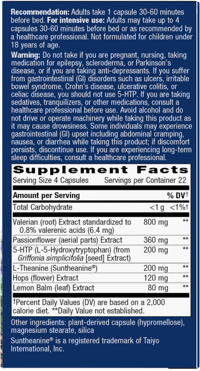Nature's Way® | Revitalizing Sleep Formula - right side of pack